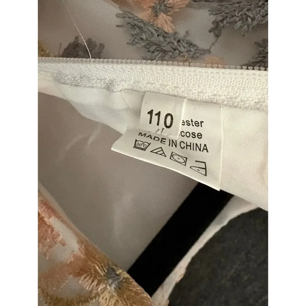 UNBRANDED | Girl's Floral Lace Tulle Dress | 110 (5/6)